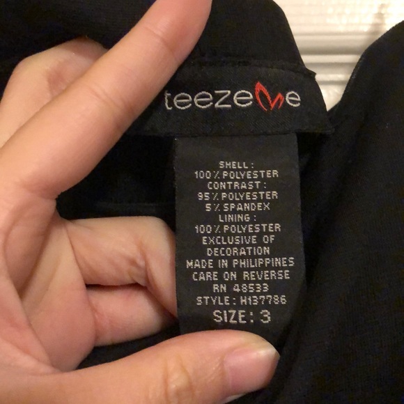 Teeze Me Black Dress - Picture 3 of 4